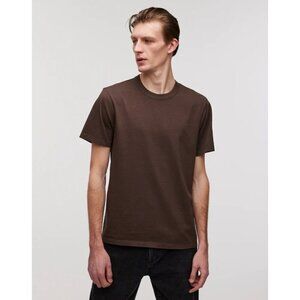 Madewell Relaxed Tee in Coffee Bean XSmall New Mens Tshirt
